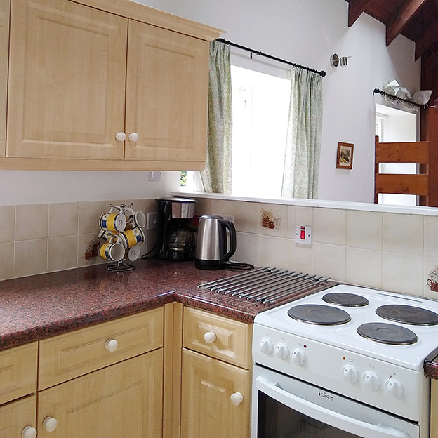 Lodge Barn open plan living/dinging/kitchen area