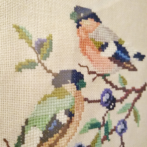 East Wing bird tapestry