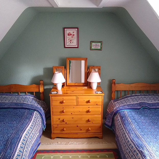 First floor twin bedroom